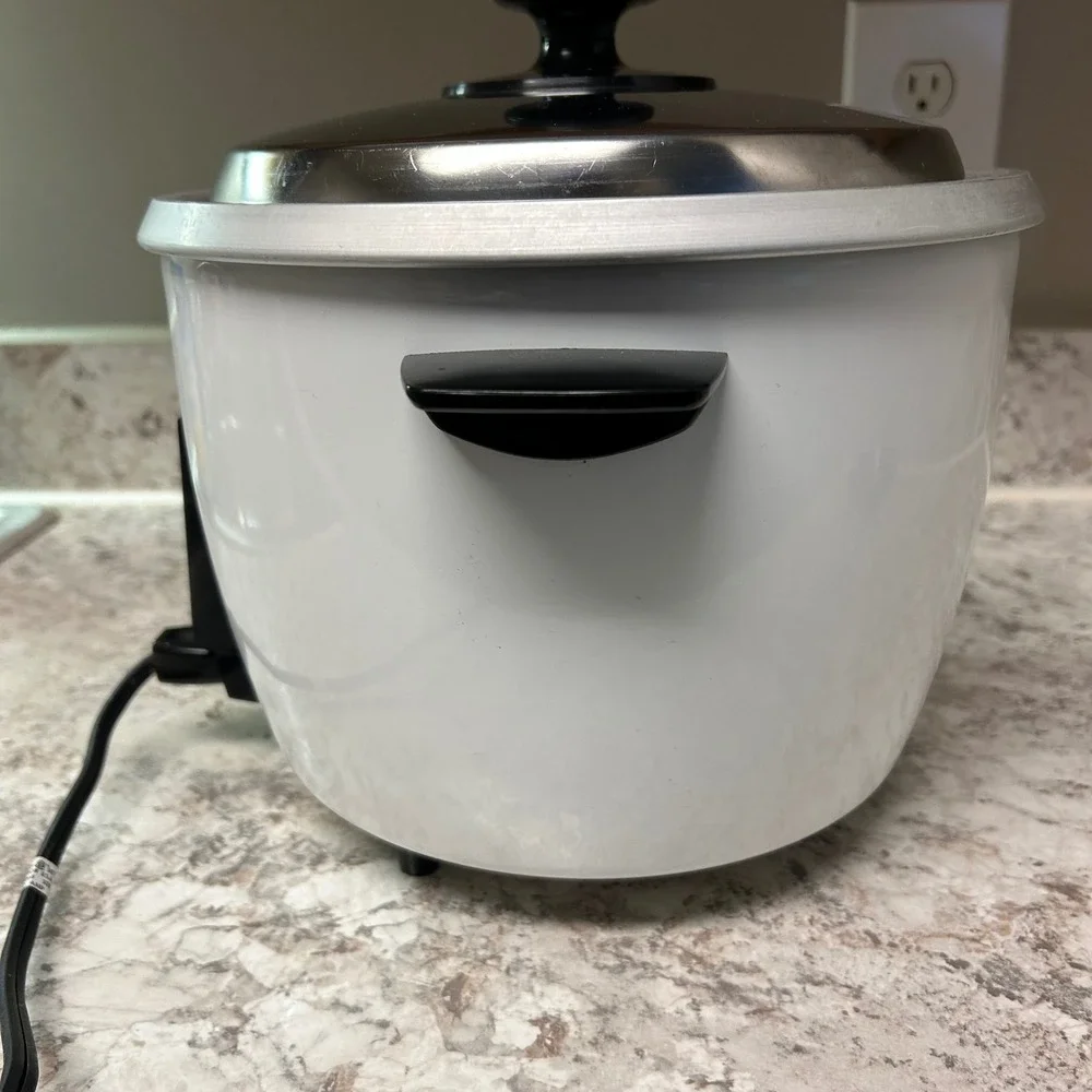 Panasonic Rice Cooker 10-Cup White Rice-O-Mat SR-18FH Steamer Keep Warm